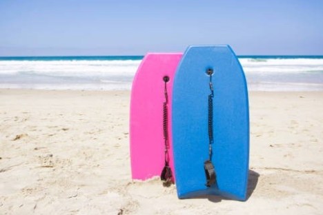 a person standing on a beach